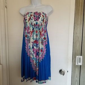 Strapless dress/ cover up